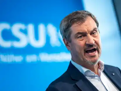 Markus Söder, Vorsitzender der CSU, pocht auf die Einführung der Mütterrente – komme was wolle.