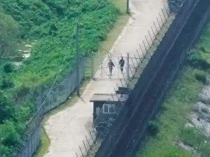 Am Donnerstagabend ist es einem nordkoreanischen Mann gelungen, die hochgerüstete Grenze zu Südkorea zu überqueren. (Archivfoto)