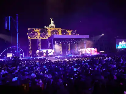 Silvester 2024 am Brandenburger Tor. (Archivbild)