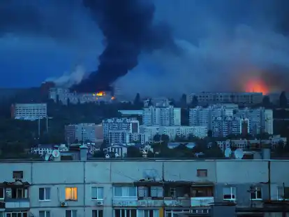 Charkiw wird immer wieder zum Ziel russischer Drohnen. (Archivbild)