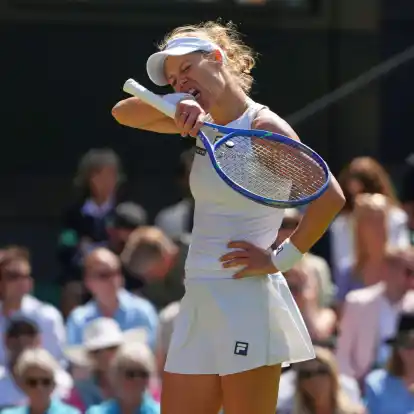 Große Enttäuschung bei Laura Siegemund.
