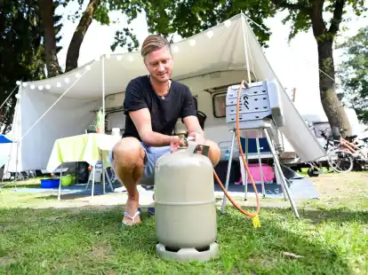 Entspanntes BBQ: Dank verschiedener Sicherheitsfeatures kann man Gasflaschen auch bei sommerlichen Temperaturen problemlos nutzen.