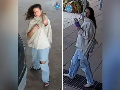 Die Deutsche wurde zuletzt an einer Tankstelle und an einem Geschäft von Sicherheitskameras gefilmt.
