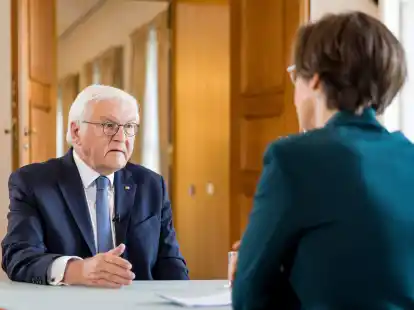 Bundespräsident Frank-Walter Steinmeier macht sich für eine Wehrpflicht in Deutschland stark.