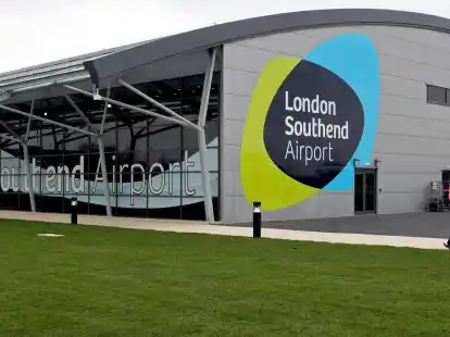 Der Flughafen liegt 60 Kilometer östlich von London bei Southend-on-Sea in der Grafschaft Essex. (Archivbild)