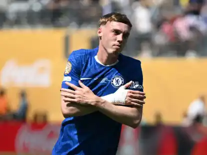 Der Mann des Spiels: Cole Palmer jubelt nach seinem ersten Tor.
