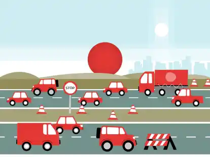 Zahllose Autobahnbaustellen und der Reiseverkehr werden auch am kommenden Wochenende wieder für viele Staus sorgen.