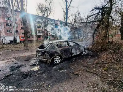 Die Industriestadt Krywyj Rih ist immer wieder Ziel von russischen Angriffen mit Raketen und Kampfdrohnen. (Archivbild)