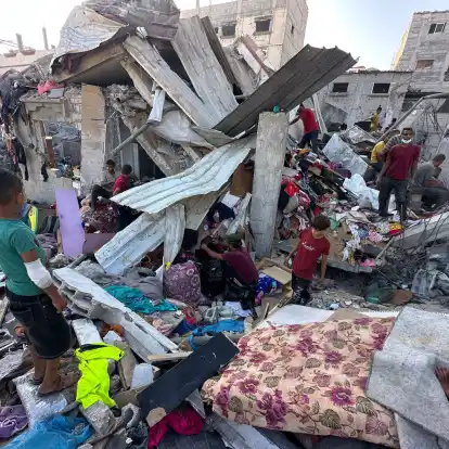 Chan Junis ist die zweitgrößte Stadt im Gazastreifen und immer wieder Schauplatz israelischer Angriffe. (Archivbild)