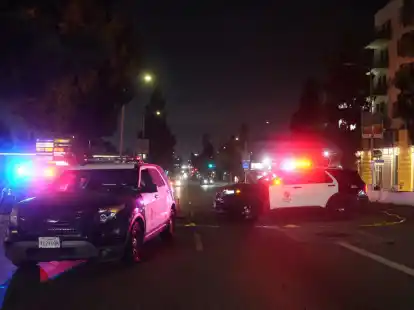 Viele Menschen wurden verletzt, als ein Auto vor einem Club in Hollywood in die Menge fuhr.