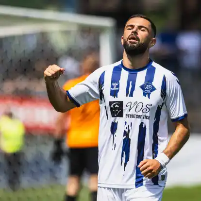 Jubel über sein Tor zum 1:0: Drilon Demaj