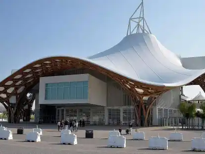 Die Kunstbanane hing seit dem 8. Mai im Centre Pompidou Metz. (Archivbild)
