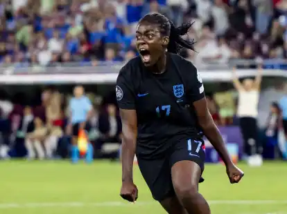 Rettete England mit ihrem Tor in die Verlängerung: Michelle Agyemang.