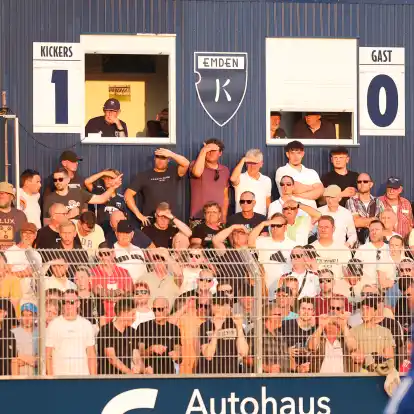 6200 Zuschauer verfolgten das Derby gegen Meppen im Emder Ostfriesland-Stadion in der vergangenen Saison.