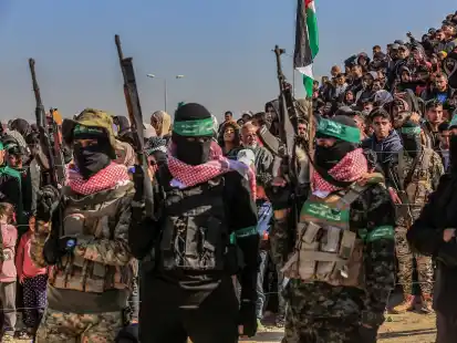 Hamas-Terroristen in Gaza