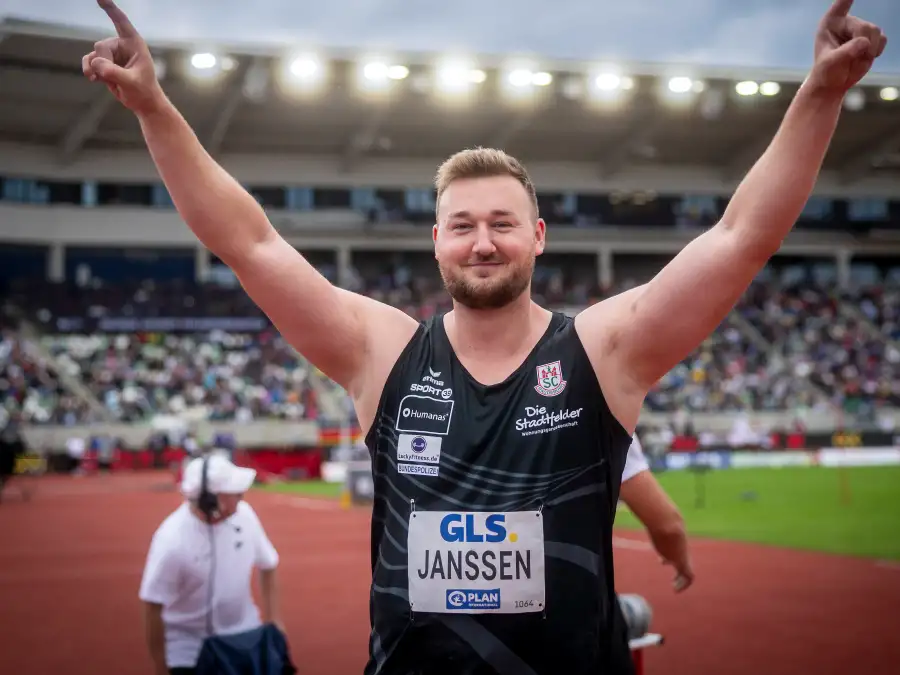 Leichtathletik-Titelkämpfe in Dresden: Henrik Janssen aus Norden ist ...