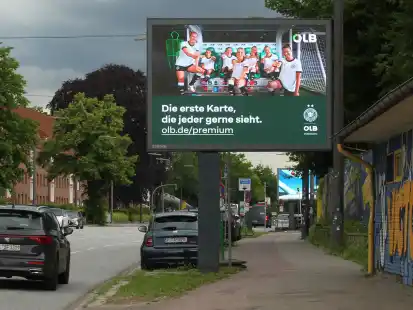 Seit Kurzem wirbt die OLB zusammen mit der Frauen-Fußballnationalmannschaft für die neuen Kontomodelle.