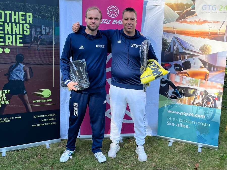 Stefan Harms and Mark Fitschen Win Tennis Tournament in Wesermarsch