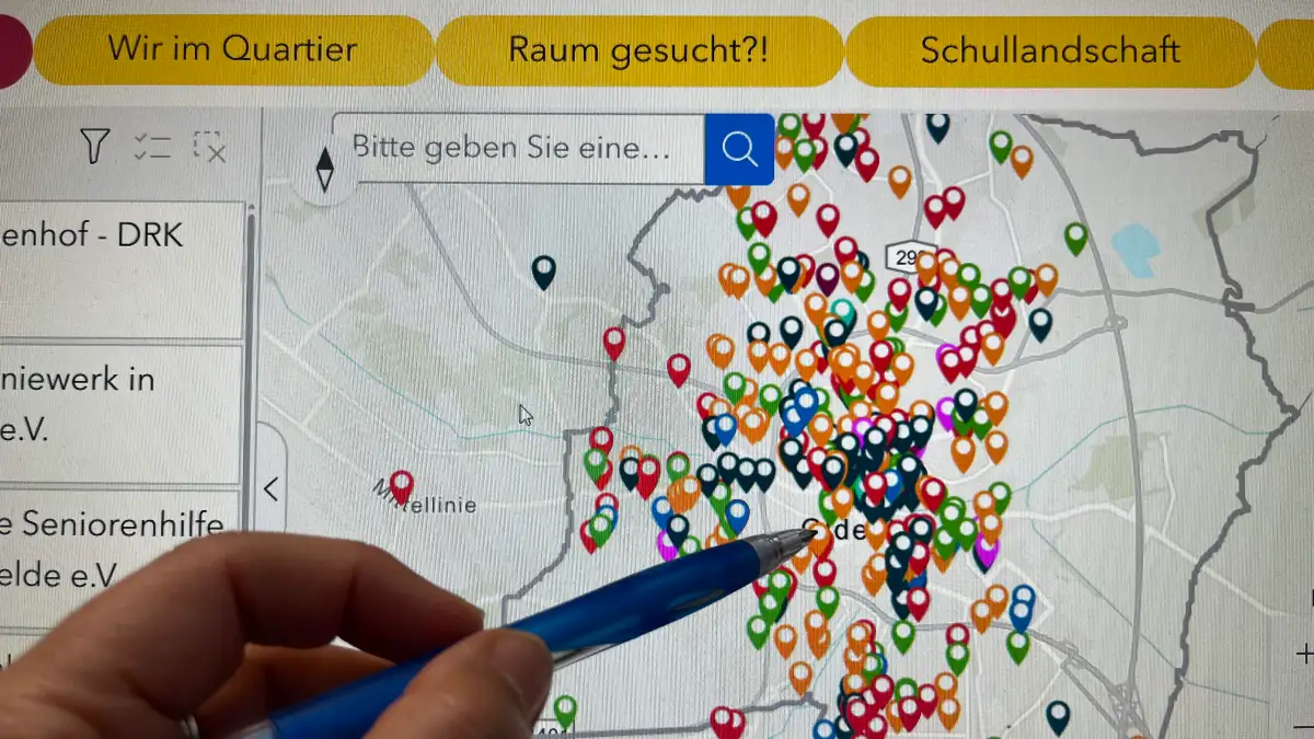 Sozialer Stadtplan in Oldenburg: Übersicht über mietbare Räume und ...