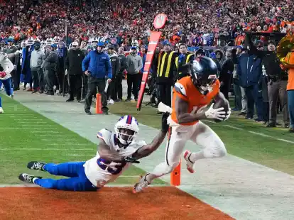 Die Touchdowns der Broncos kamen zur rechten Zeit. (David Zalubowski/AP/dpa)