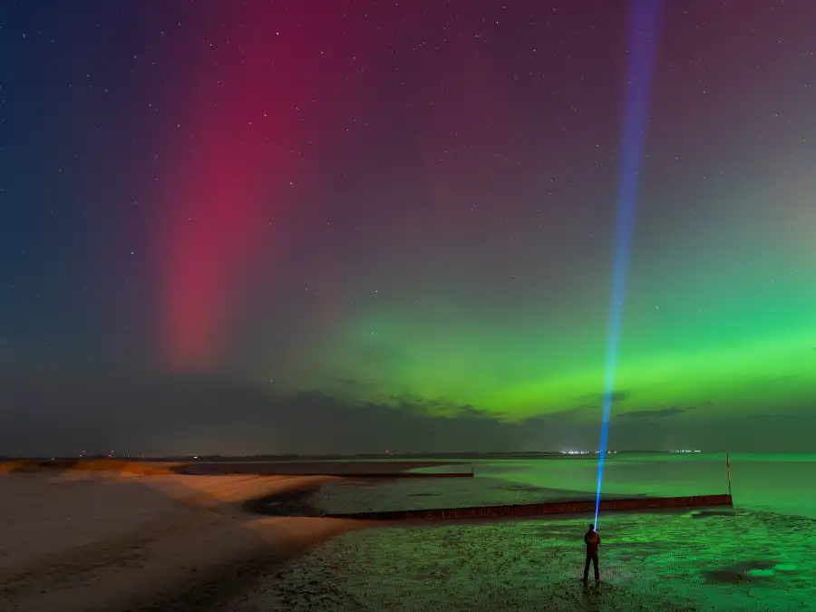 Amateur astrophotographer gives tips: Northern Lights over Friesland and ...