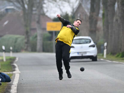 Boßel-Landesliga Männer I: Heimpleite historischer Natur – Reepsholt unterliegt Theener in allen vier Gruppen