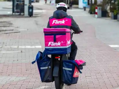 Viele Lieferdienste wie Flink sind auch in Oldenburg unterwegs (Symbolbild).