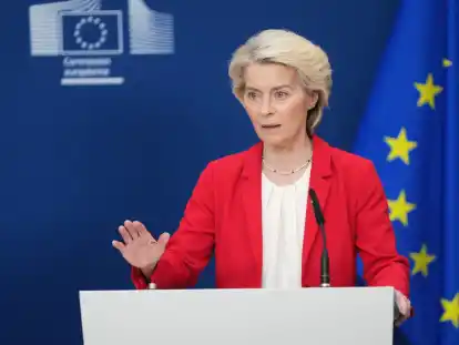Die EU droht ins Abseits zu geraten: Kommissionspr&auml;sidentin Ursula von der Leyen