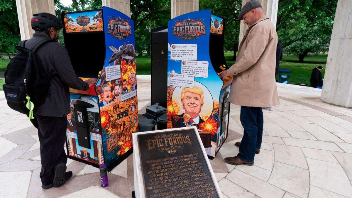 Satirisches Videospiel über Donald Trump und brisante Themen