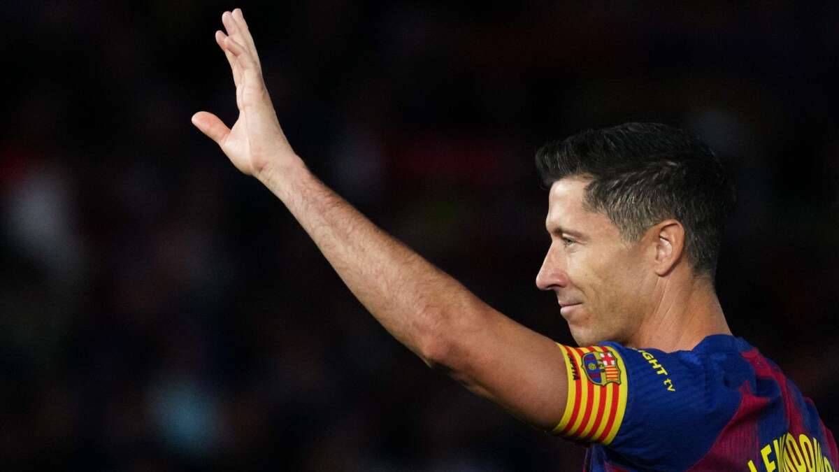 Emotionaler Abschied für Robert Lewandowski vom FC Barcelona