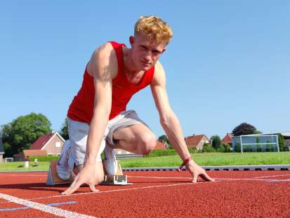 Junioren-Titelkämpfe am 3./4. Juli in Wattenscheid: Führerscheinprüfung erste Hürde – Jetzt will Wittmunder Leichtathlet Deutscher Meister werden