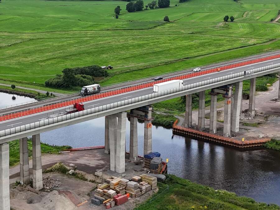Hunte Bridge in Oldenburg: Nighttime full closures follow traffic opening