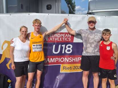 Junioren-Leichtathletik-EM in Rieti: Wittmunder strauchelt an letzter Hürde – Trotzdem große Freude über EM-Platz sieben in Italien
