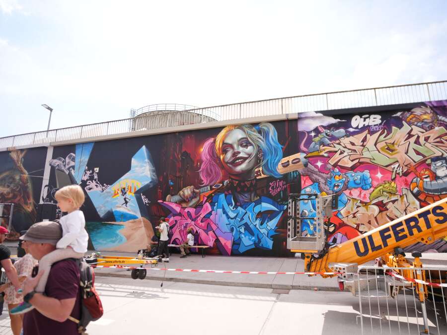 Internationales Graffiti-Event: Weltklasse-Sprayer hinterlassen im Emder ...
