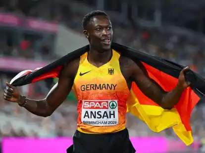 Owen Ansah gewann EM-Gold &uuml;ber 200 Meter. (Archivbild)