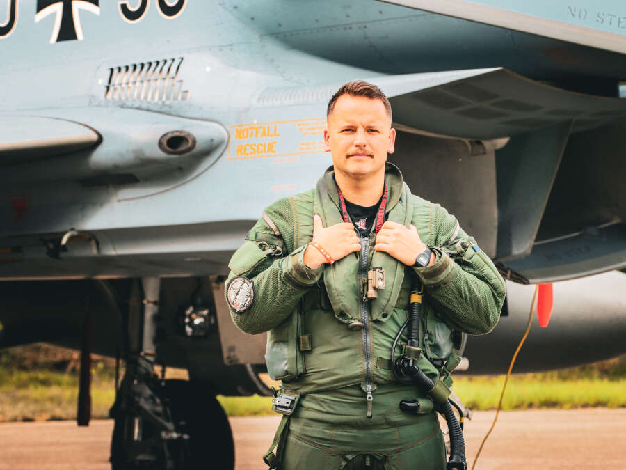 Eurofighter pilot from Wittmund: 