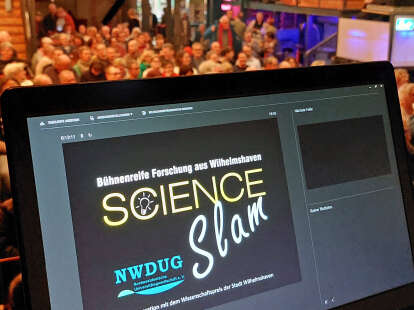 Science Slam am 25. September: Wenn sieben Forscher im Wilhelmshavener Pumpwerk zu Wortakrobaten werden