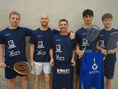Squash-Regionalliga: Saisonstart nach Maß – Boast-Busters Jeverland holen in Schortens sechs Punkte