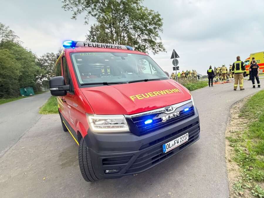 Road closed: Serious accident on the B 212 near Berne - | Emergency ...