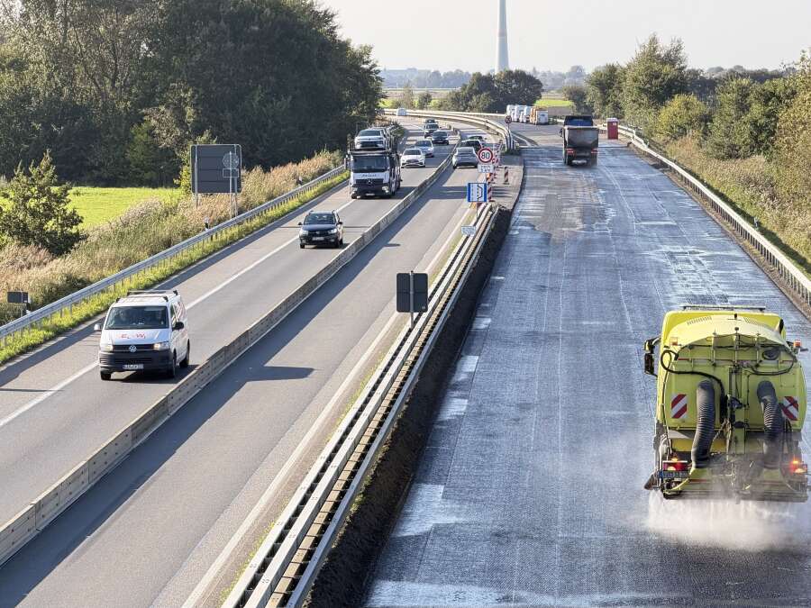 Sperrung zu den Herbstferien: Autobahn A31 in Richtung Emden an diesem ...