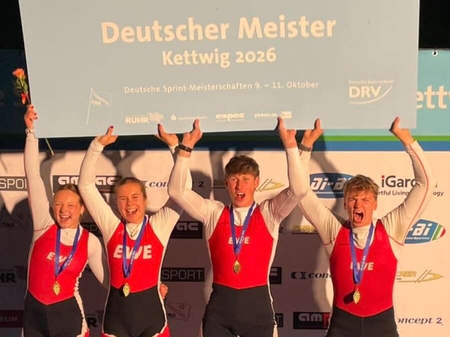 Rudern, Deutsche Sprintmeisterschaft: Titel für Mixed-Vierer – Emder ...